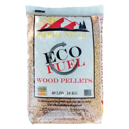 Granulés de bois Sierra Nevada 40 lb – Palette de 50 sacs