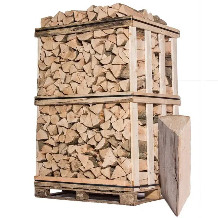 Bois de chauffage – 30 cm – Mélange de bois durs – Palette 2 m3 – 3 Stères (≈ 0.83 corde)