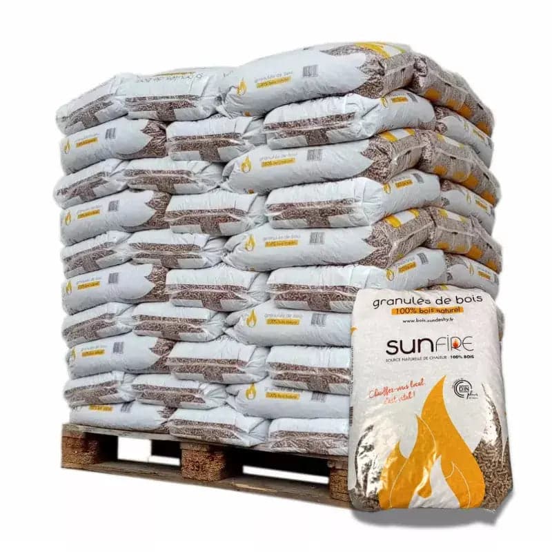 Pellet SunFire – Palette de 70 sacs de 15 kg