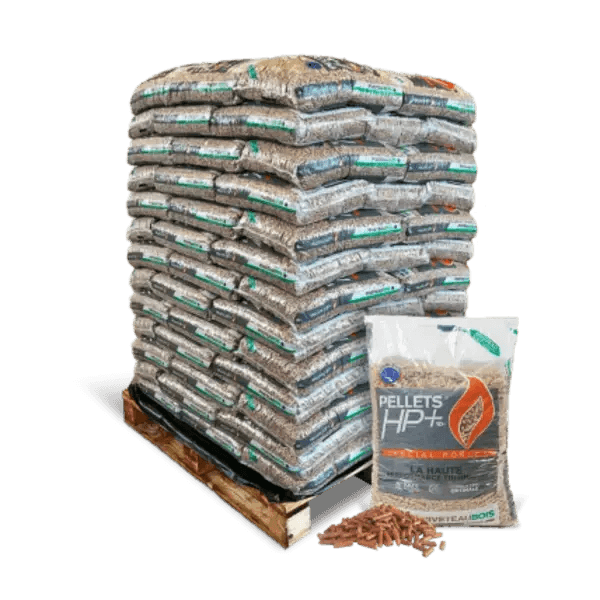Granulés de bois HP+ – Piveteau – 104 sacs de 10kg